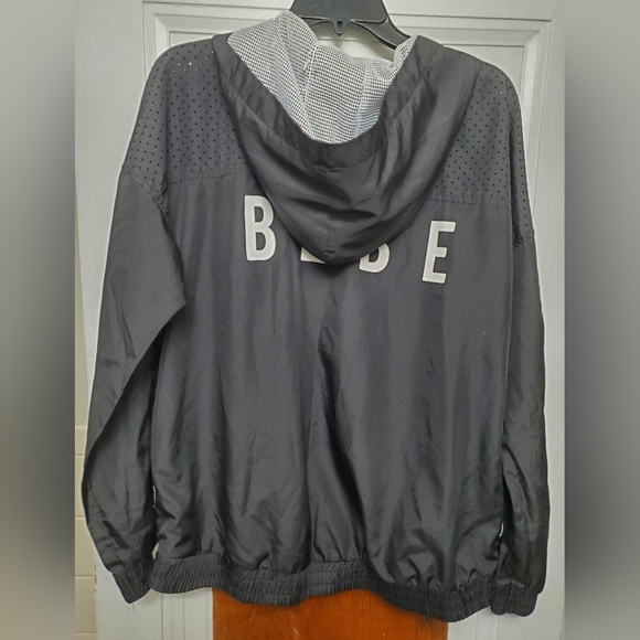 Bebe Sport Black Mesh Track Jacket - Picture 7 of 10
